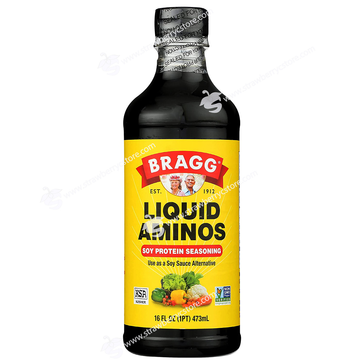 Gia Vị Đa Năng Bragg Dùng Thay Nước Tương Bragg Liquid Aminos All Purpose Seasoning - Soy Sauce Alternative - Gluten Free, No GMO’s 0